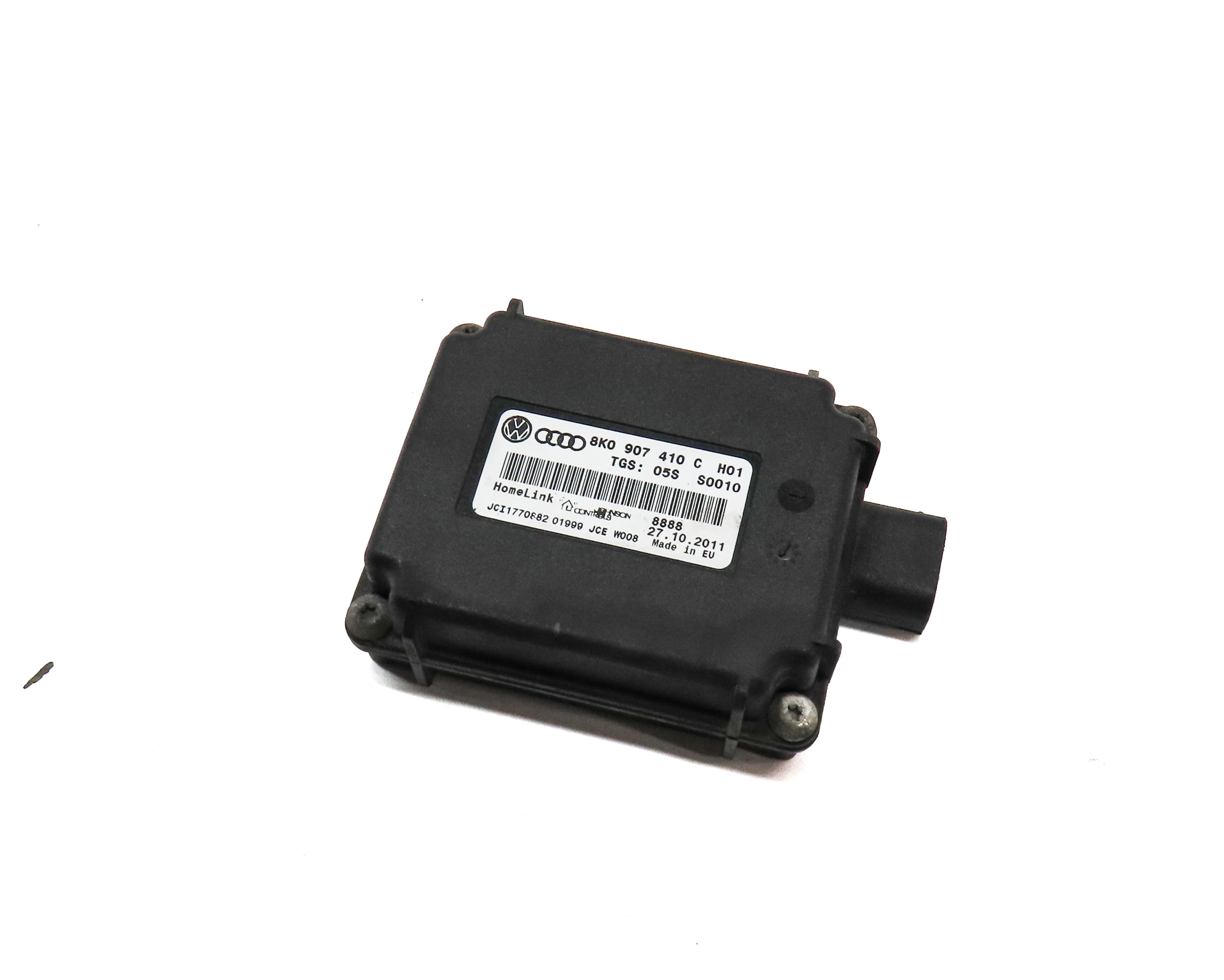 2012 AUDI S4 (B8 8K) HOMELINK GARAGE DOOR OPENER CONTROL MODULE — exact item pictured
